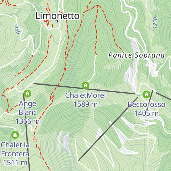 Map of ChaletMorel
