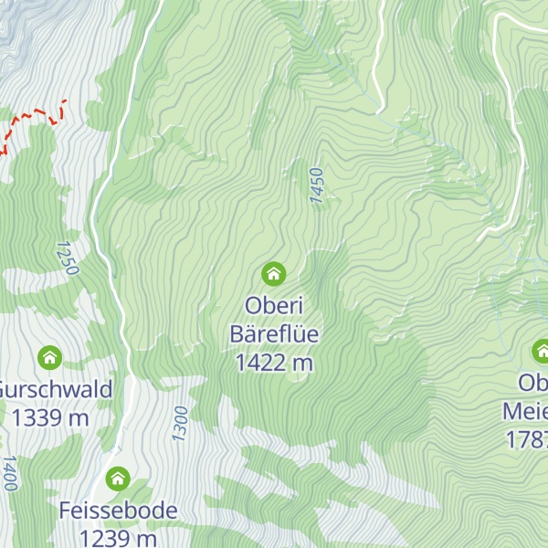 Map of Oberi Bäreflüe
