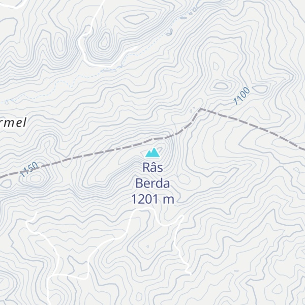 Map of Râs Berda