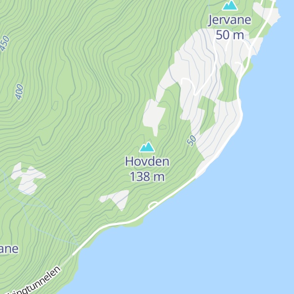 Map of Hovden