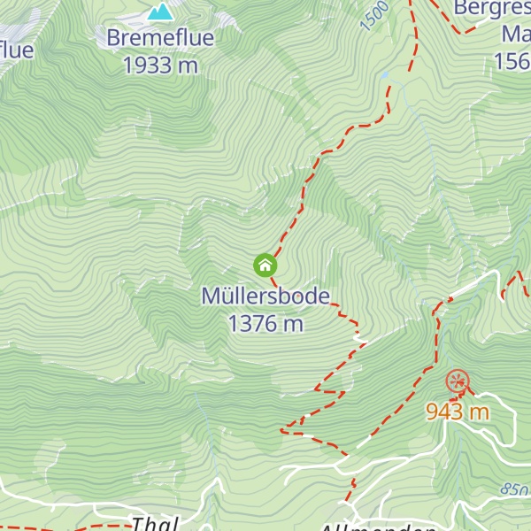 Map of Müllersbode