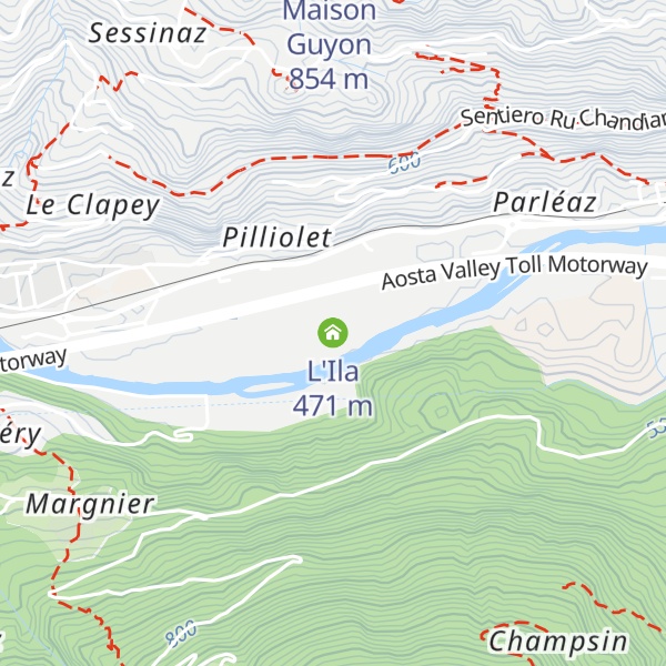 Map of L'Ila