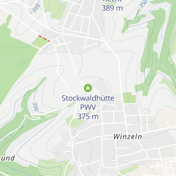 Map of Stockwaldhütte PWV