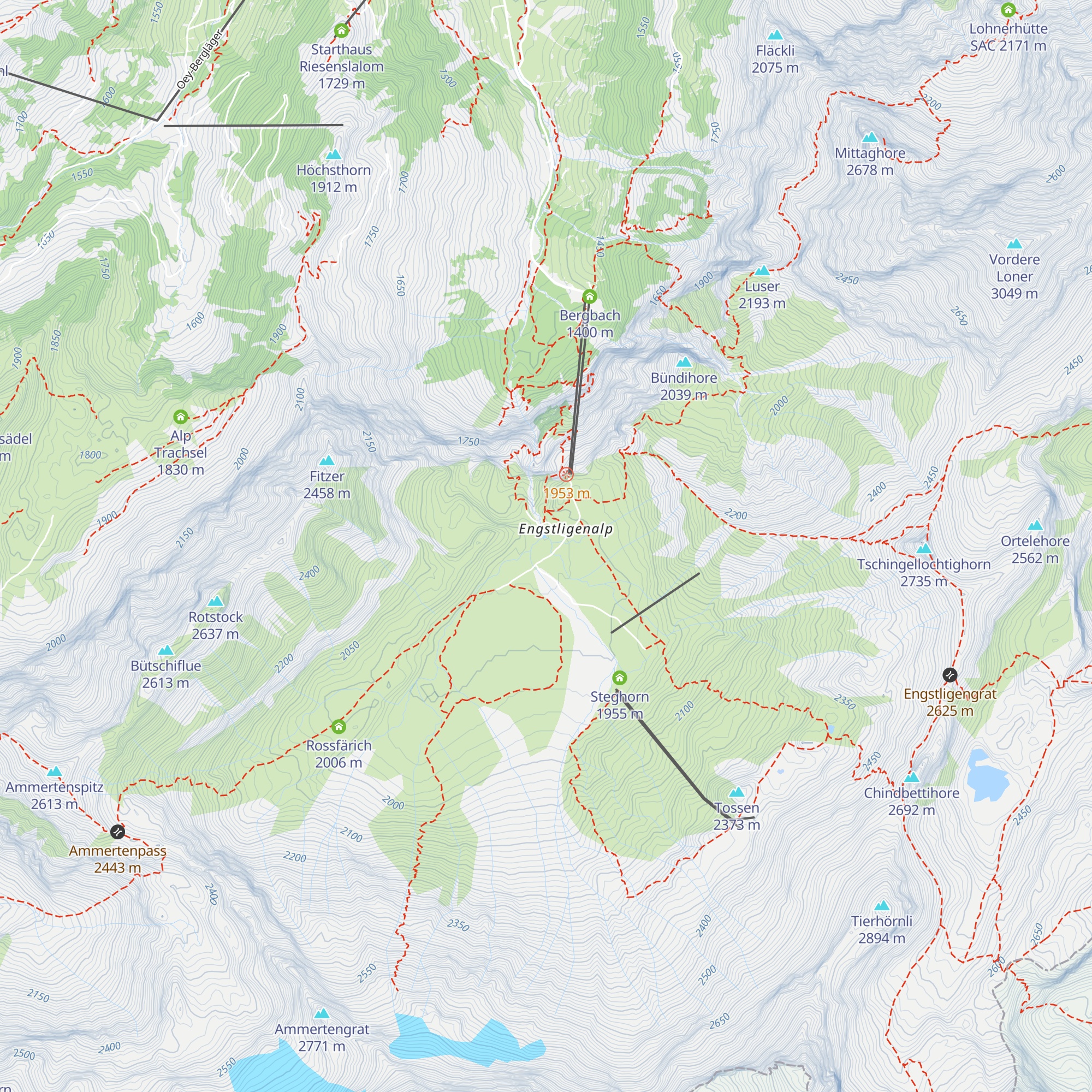 Berghaus Bärtschi map