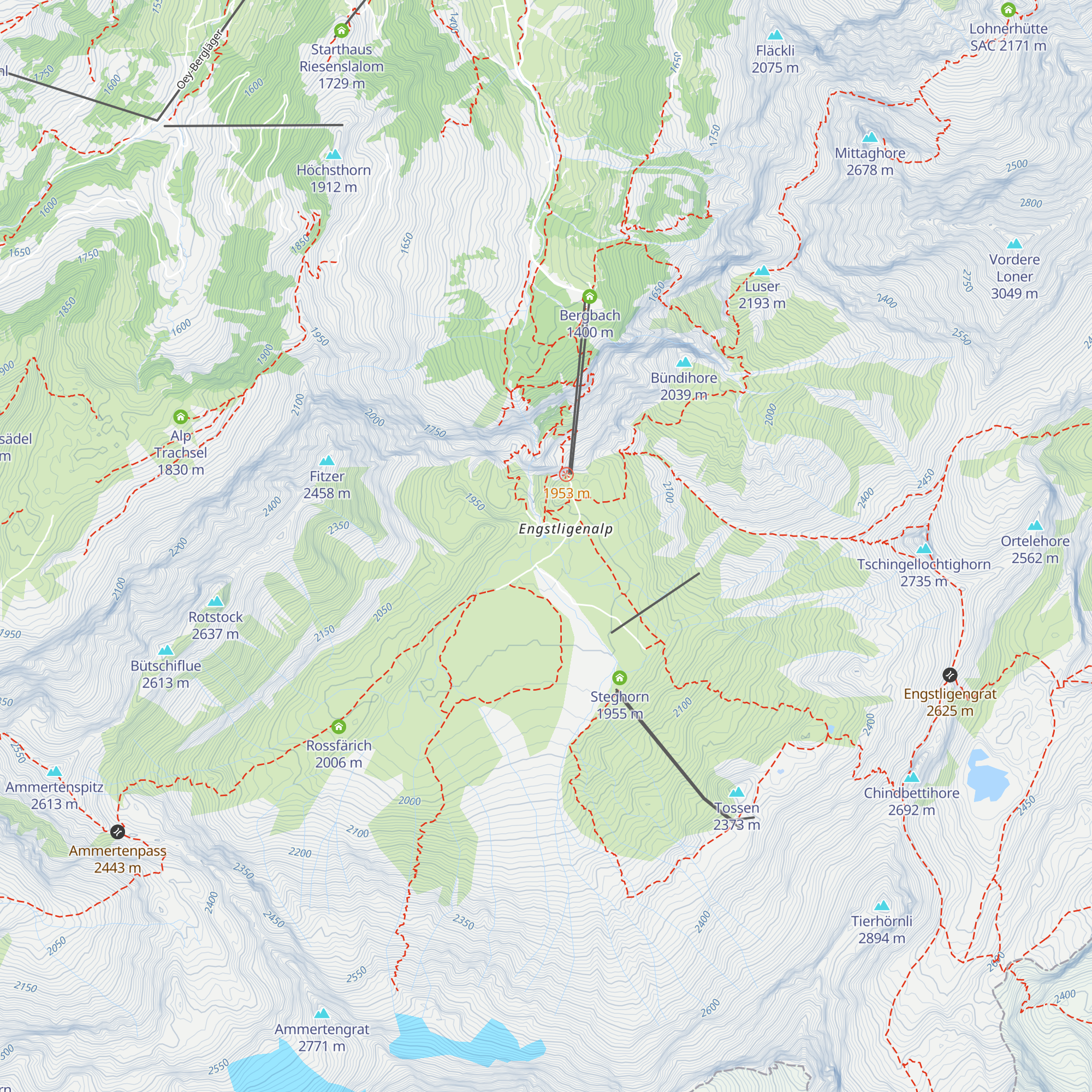 Berghaus Bärtschi map