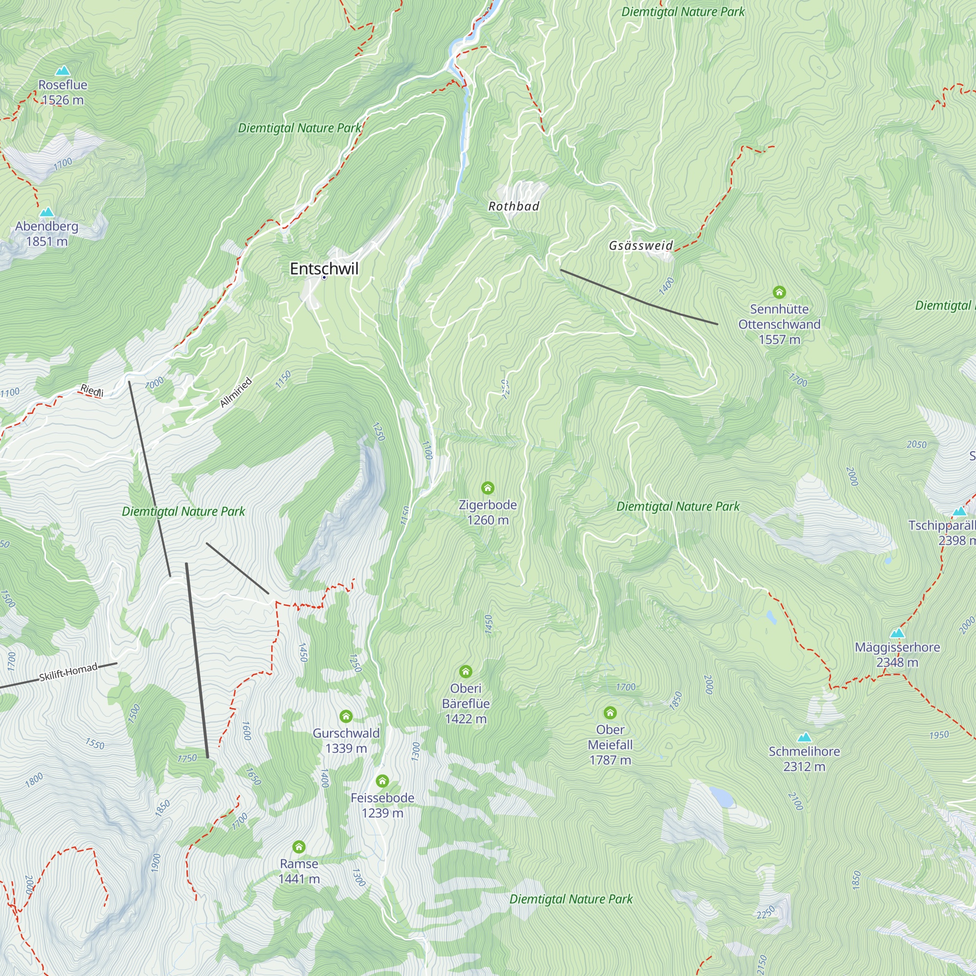 Zigerbode map