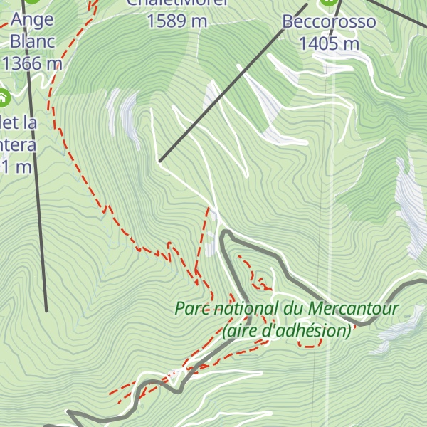 Map of Chalet Le Marmotte