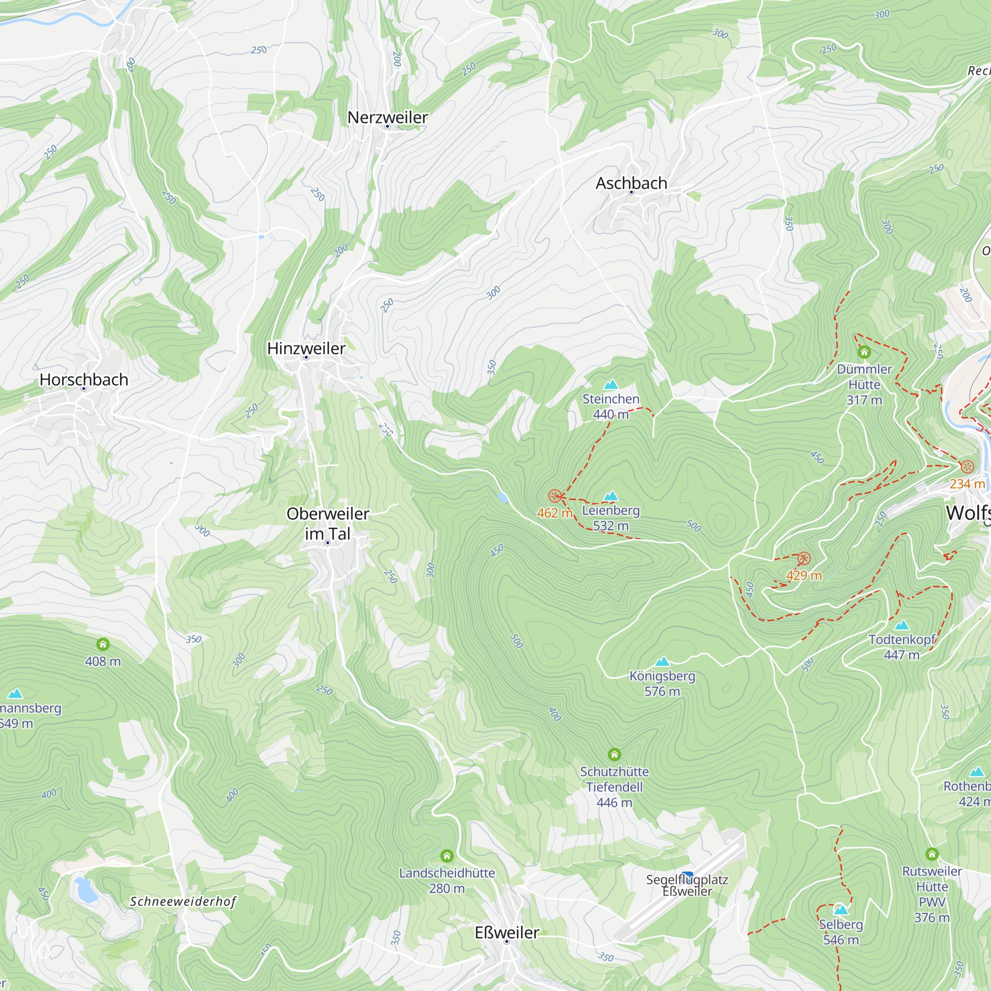Hütte Im Taufenbachtal map