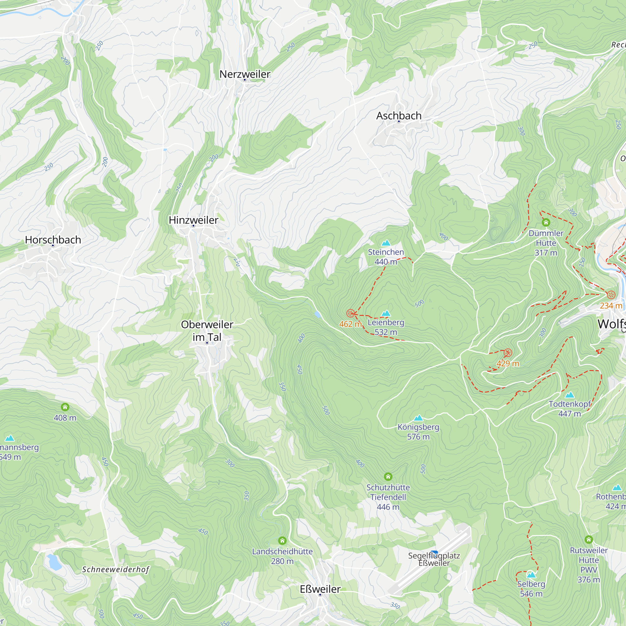 Hütte Im Taufenbachtal map