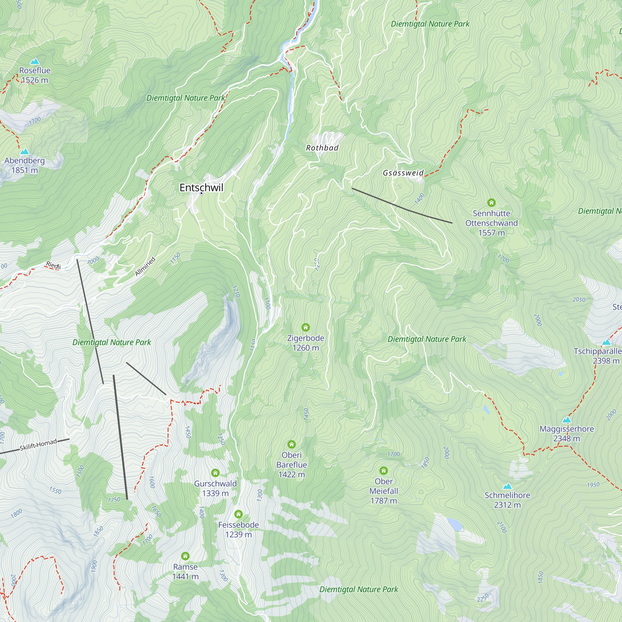 Hälmeschwand map