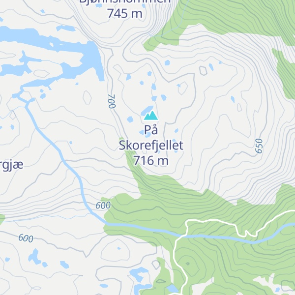 Map of Hyttebuæ