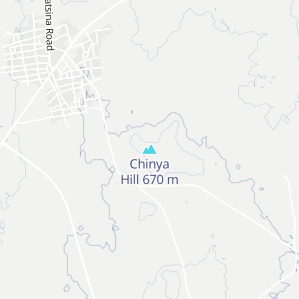 Map of Chinya Hill