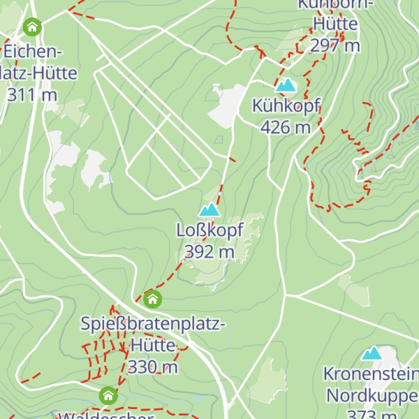 Map of Loßkopf