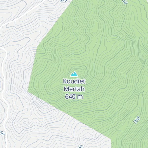 Map of Koudiet Mertah