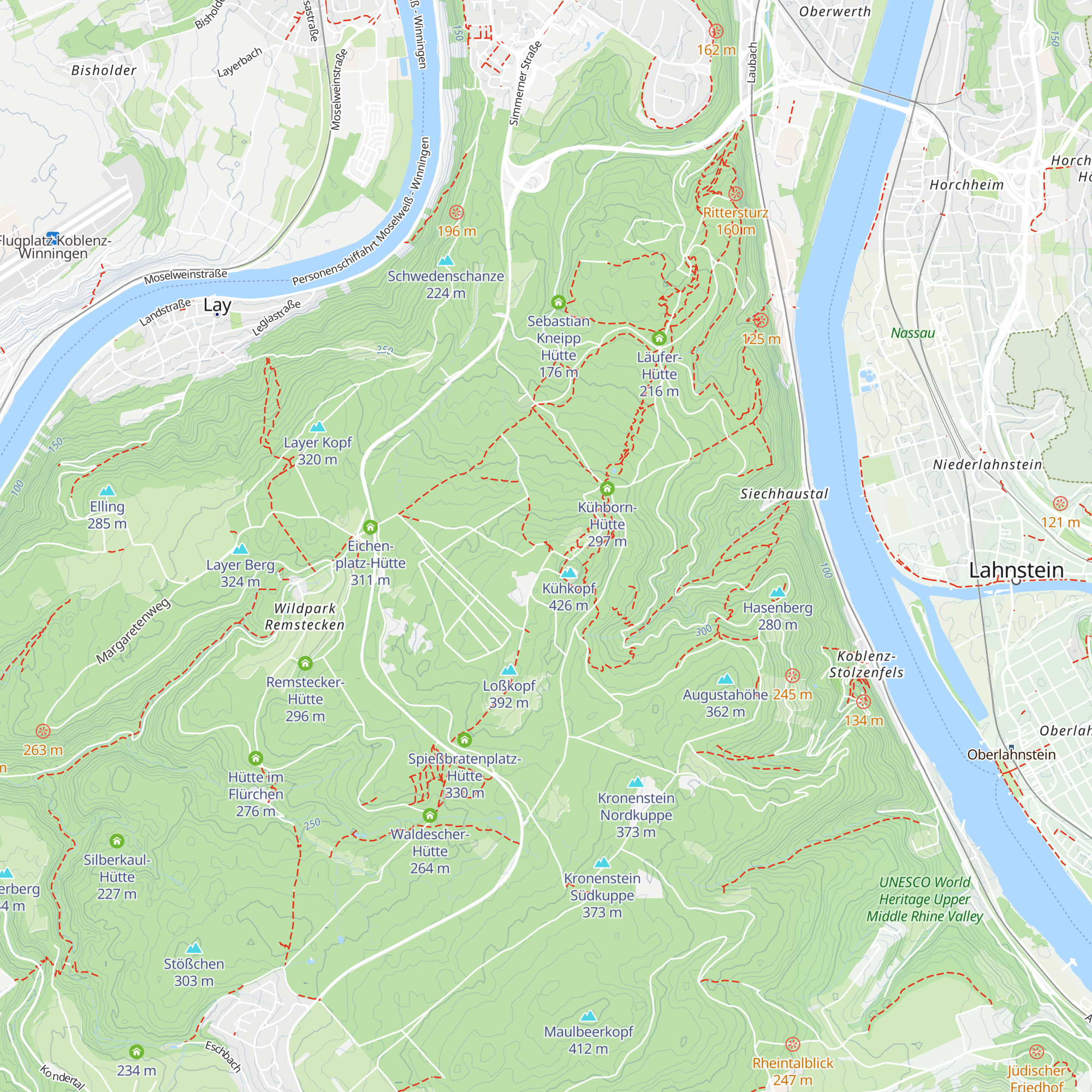 Kühkopf-Hütte map
