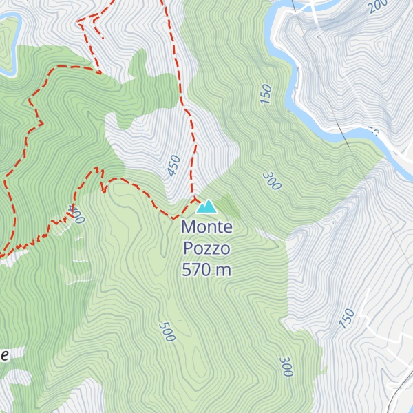 Map of Monte Pozzo