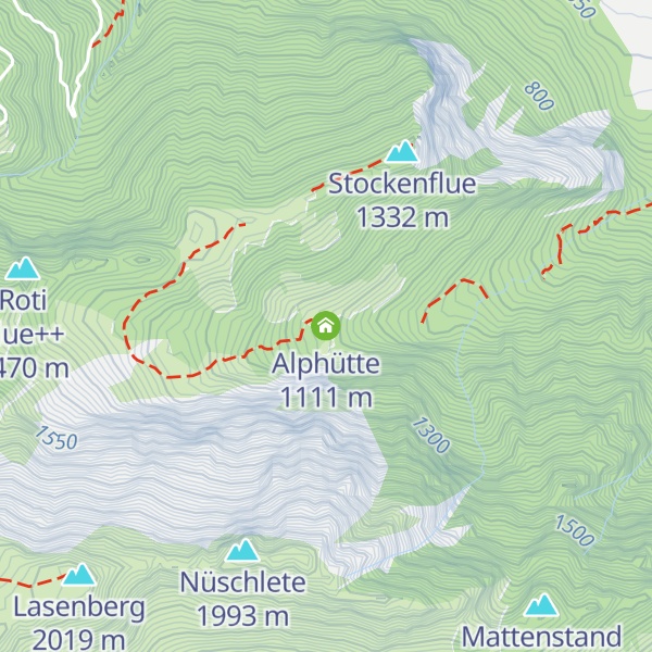 Map of Alphütte