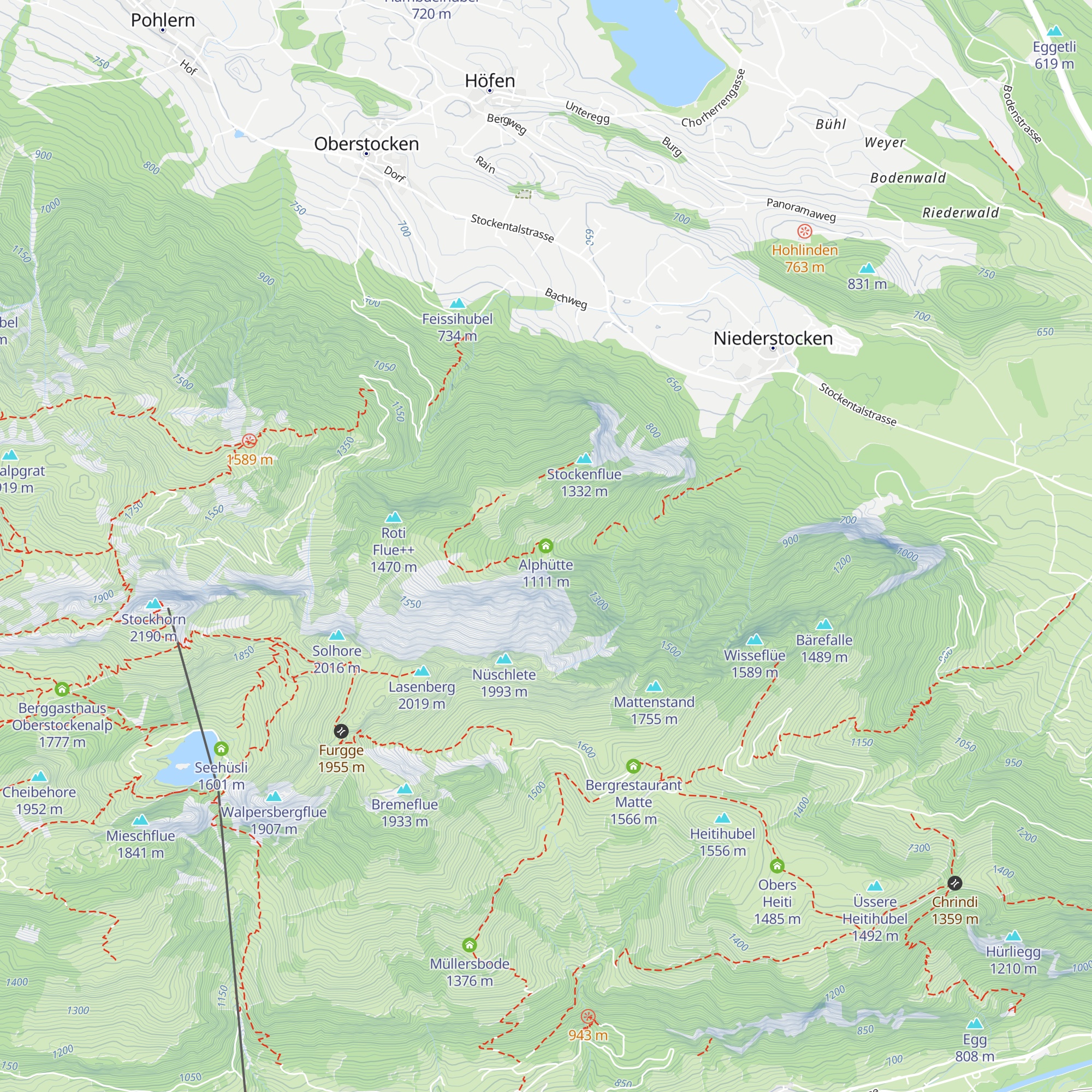Alphütte map
