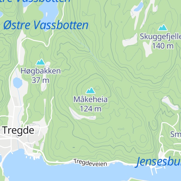 Map of Måkeheia