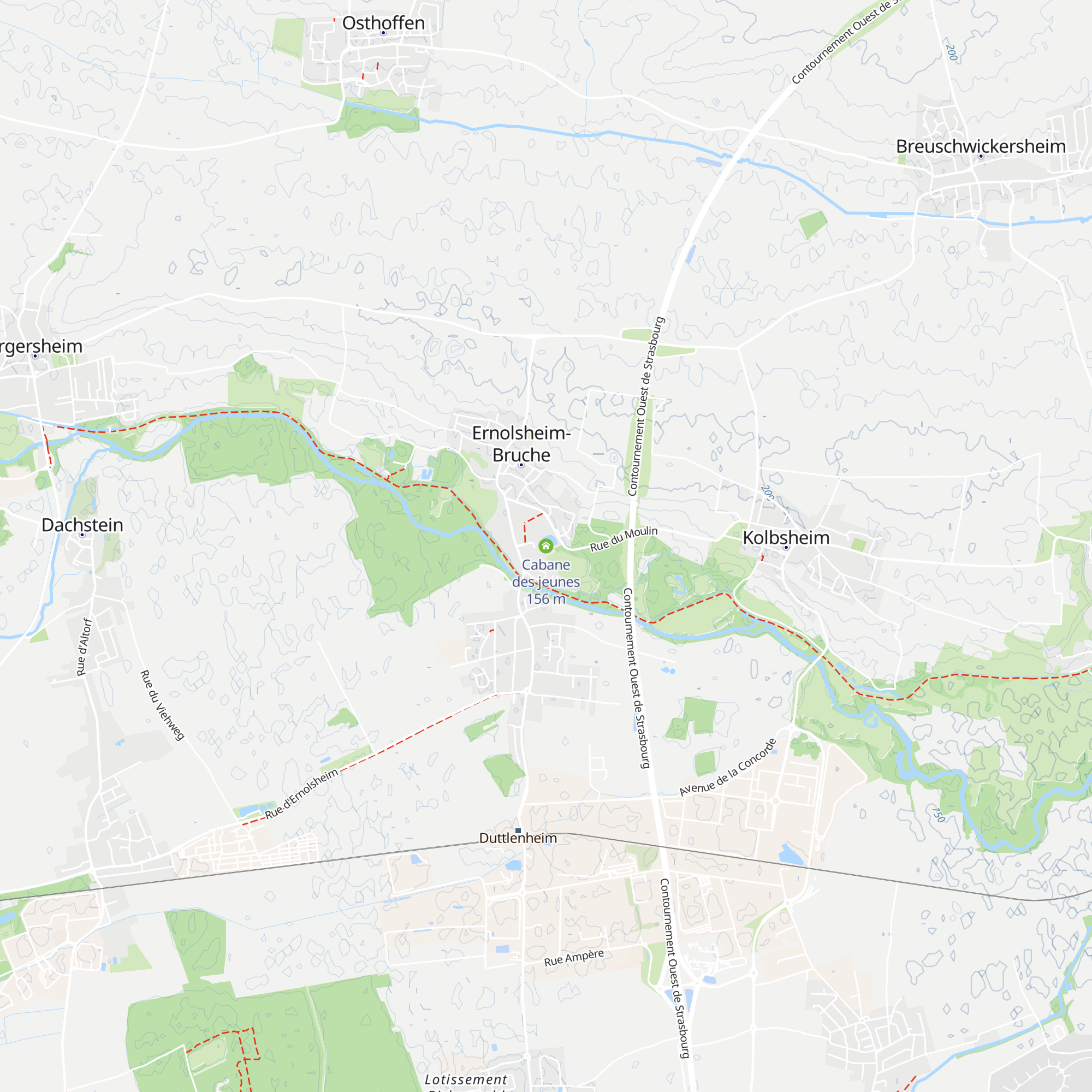 Cabane des jeunes map