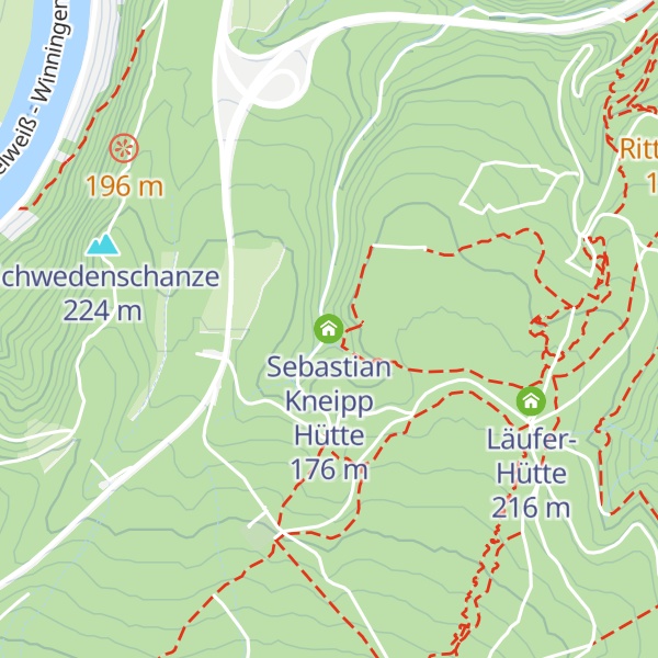 Map of Sebastian Kneipp Hütte