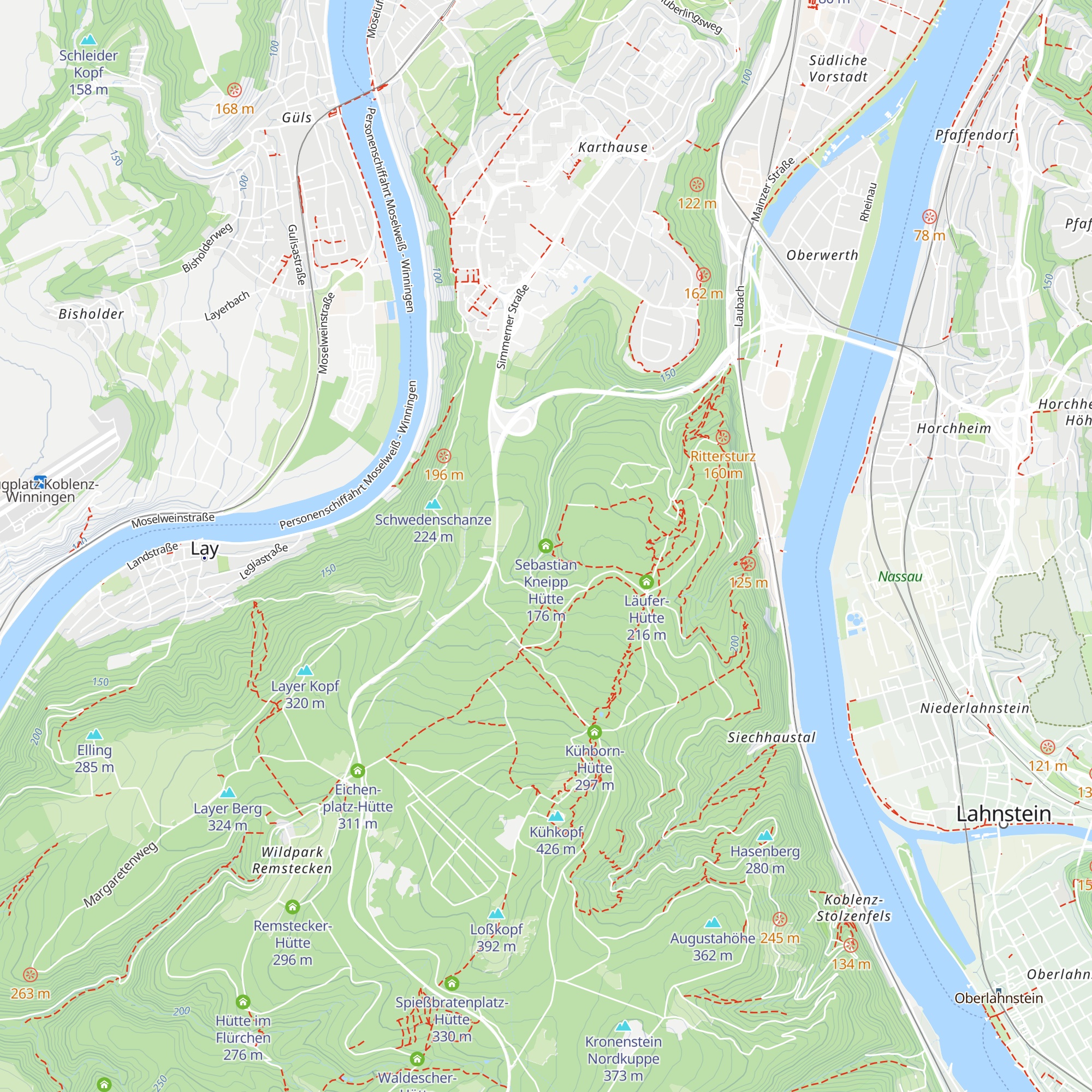 Sebastian Kneipp Hütte map