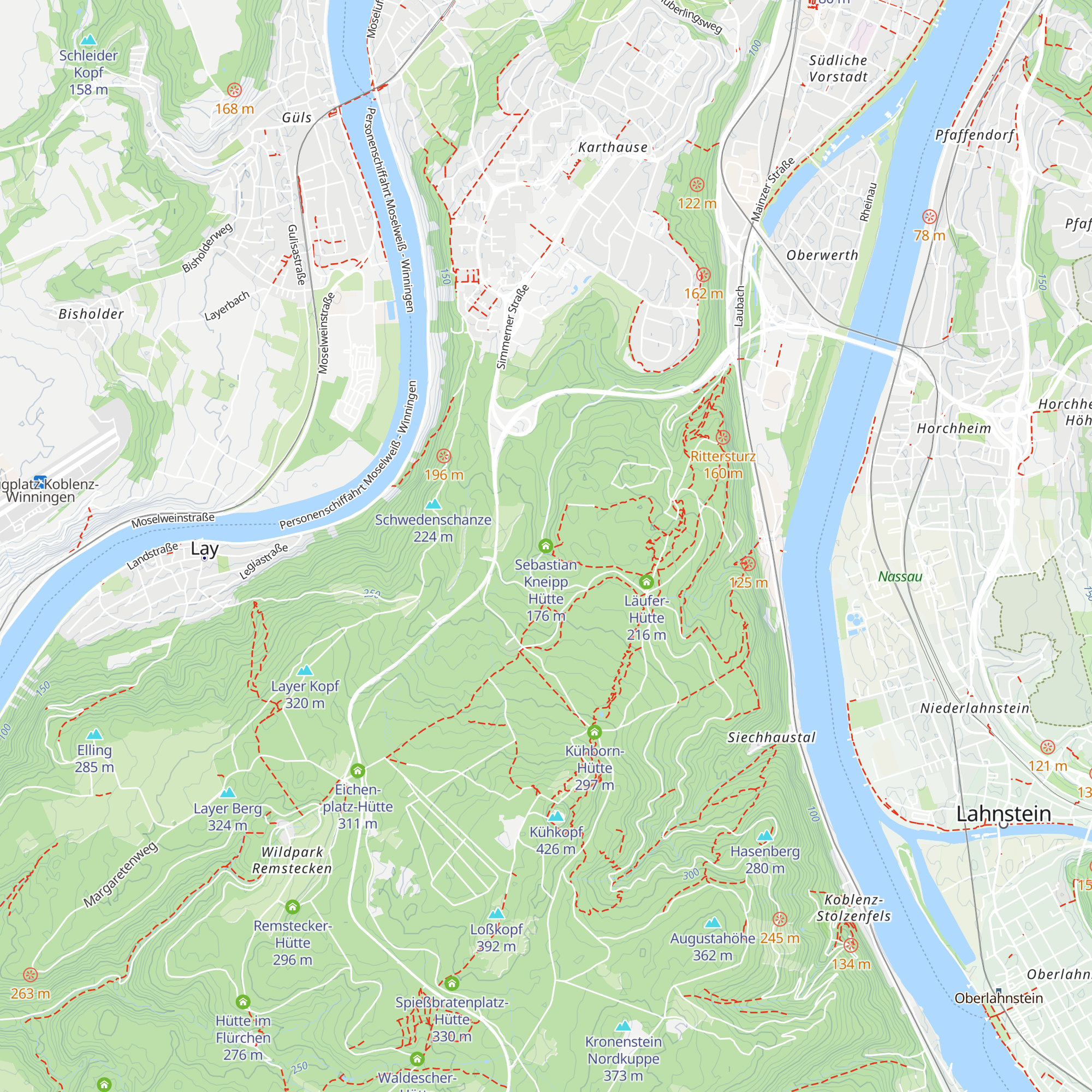 Sebastian Kneipp Hütte map