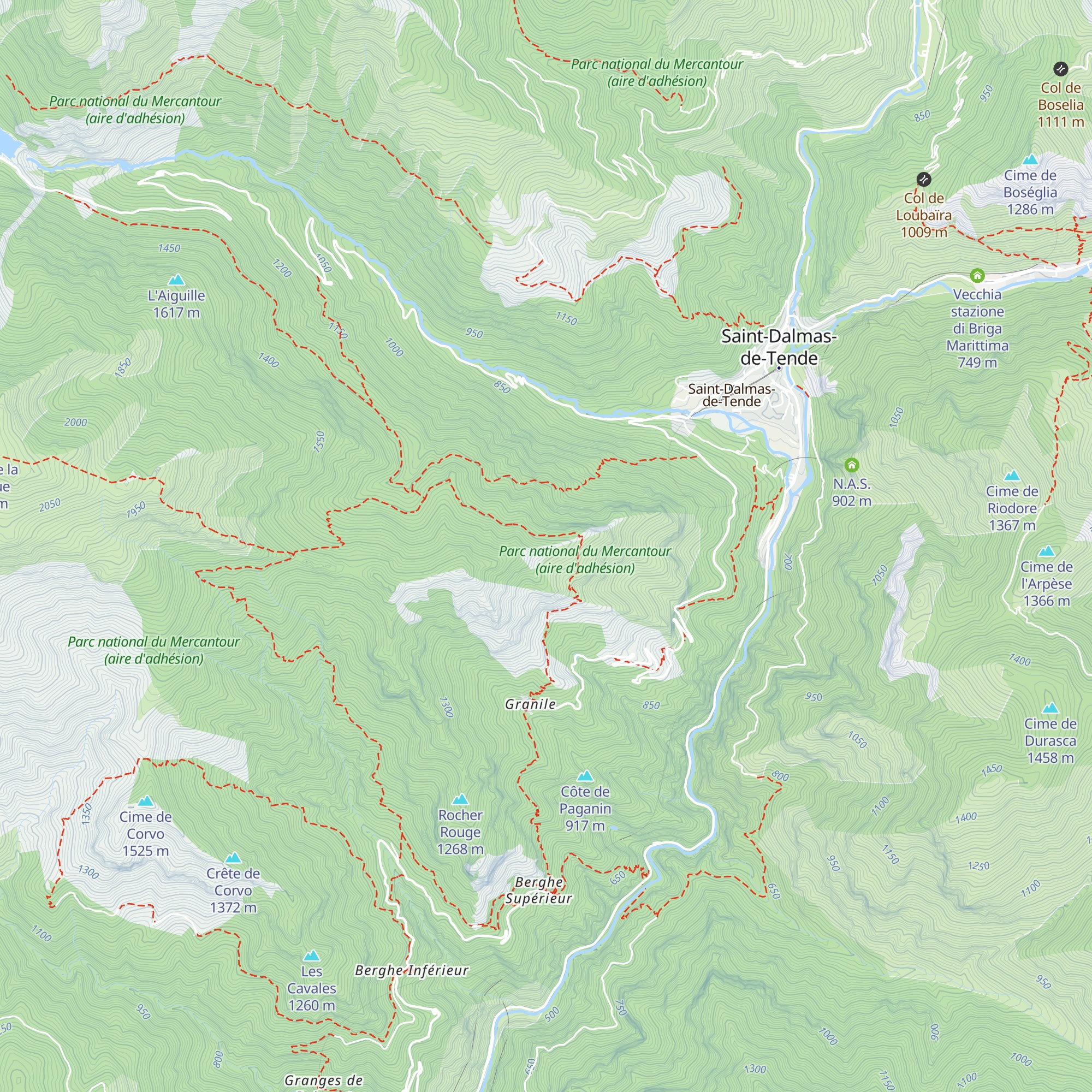 Cheminée d'équilibre map