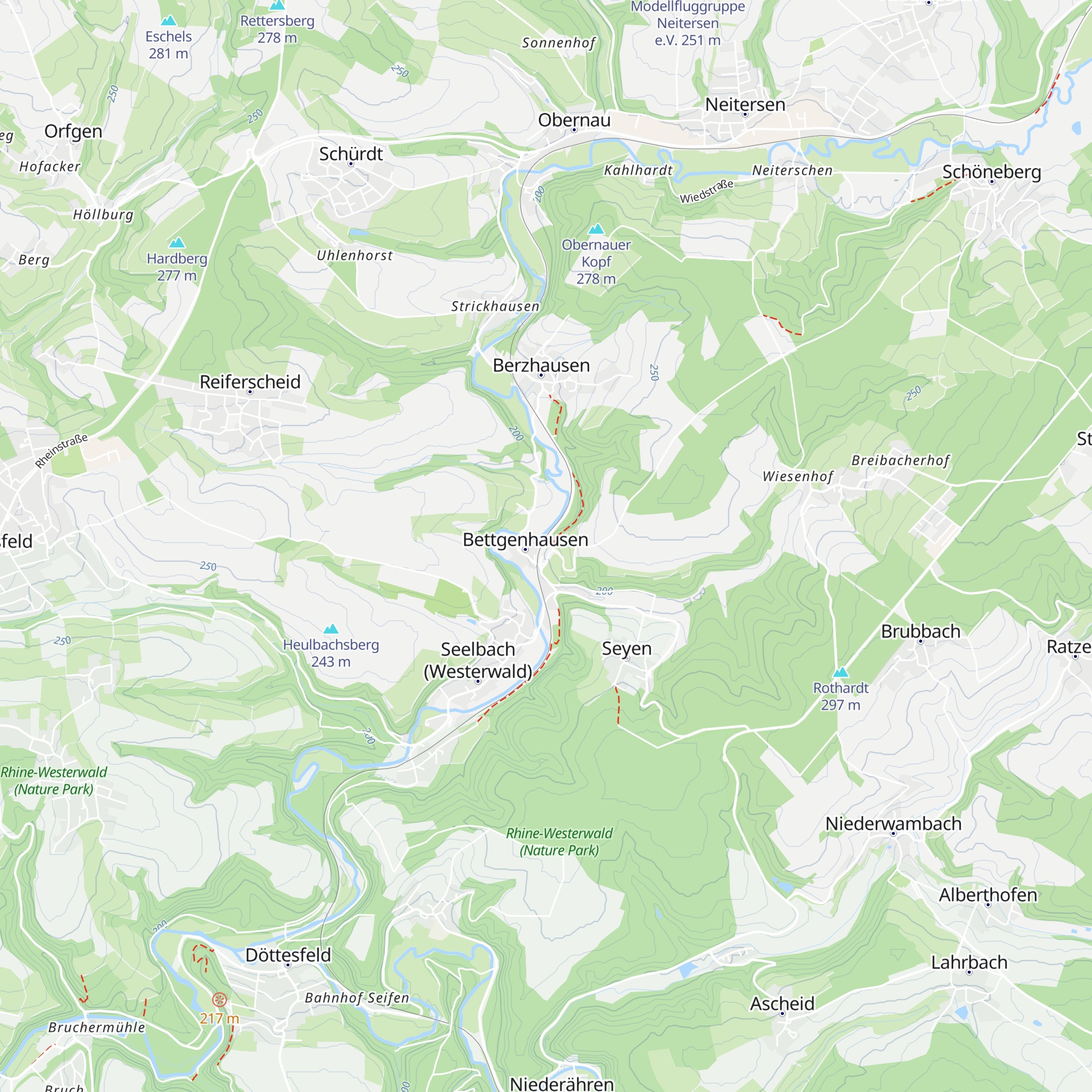 Henry Hütte map