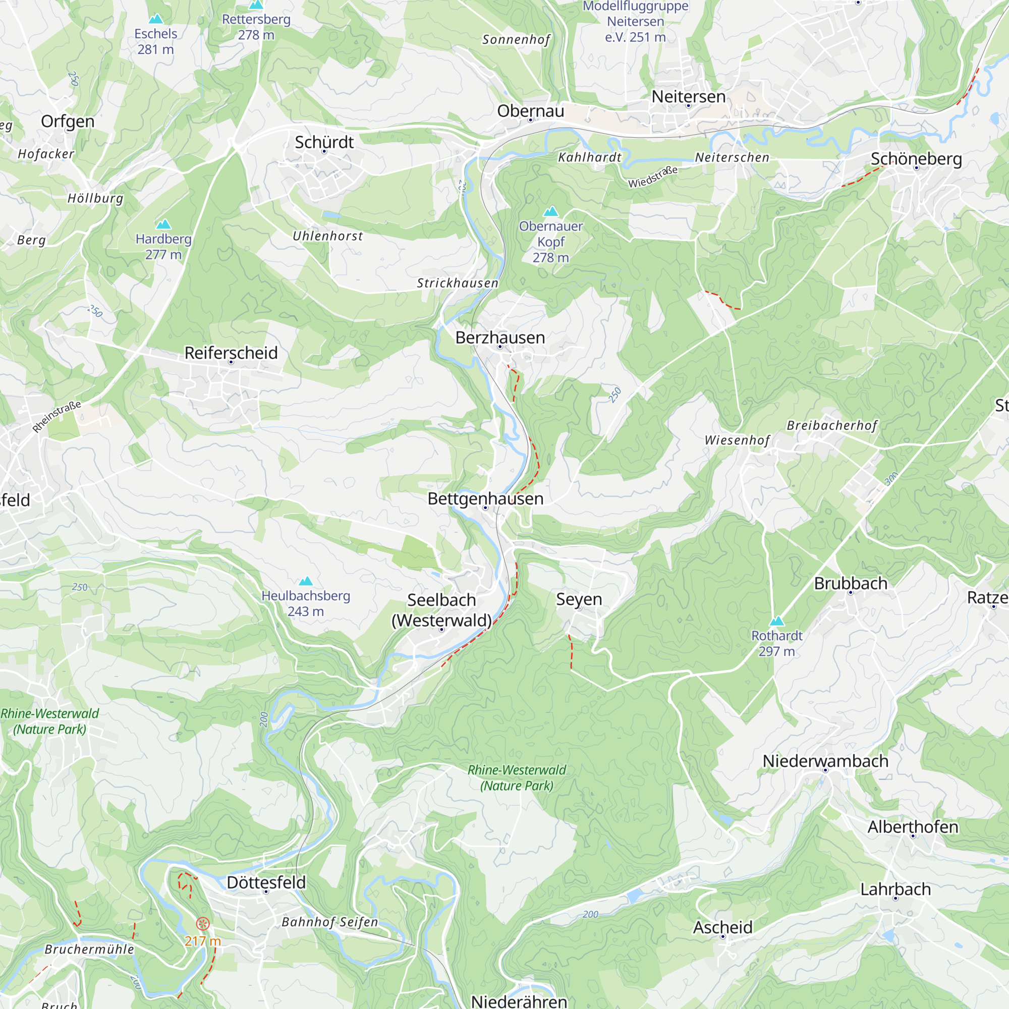 Henry Hütte map