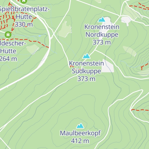 Map of Merkurtempel-Hütte