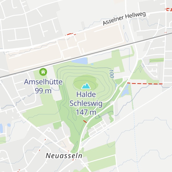 Map of Halde Schleswig