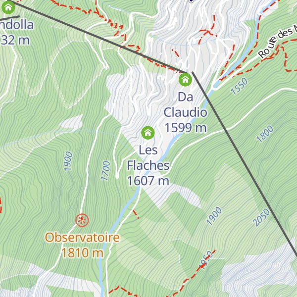 Map of Bouquetin