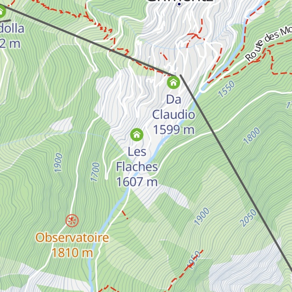 Map of Chalet Bleu