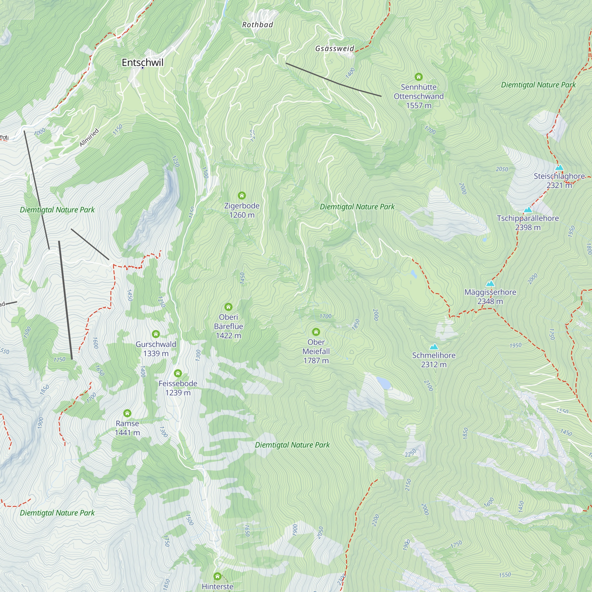 Under Meiefall map
