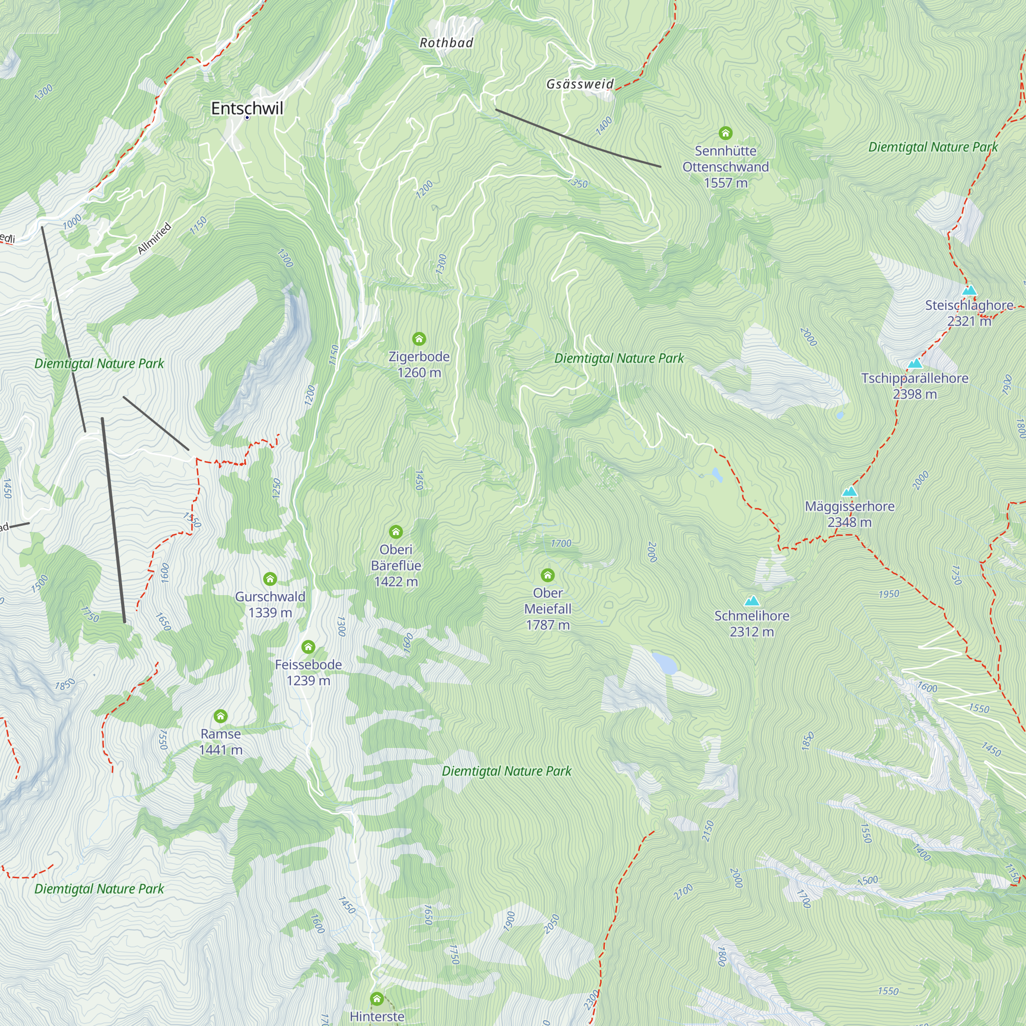 Under Meiefall map