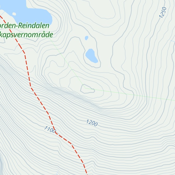 Map of Skjervløypfjellet