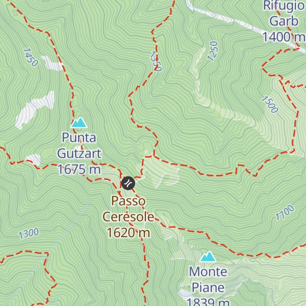 Map of Rifugio Ceresole