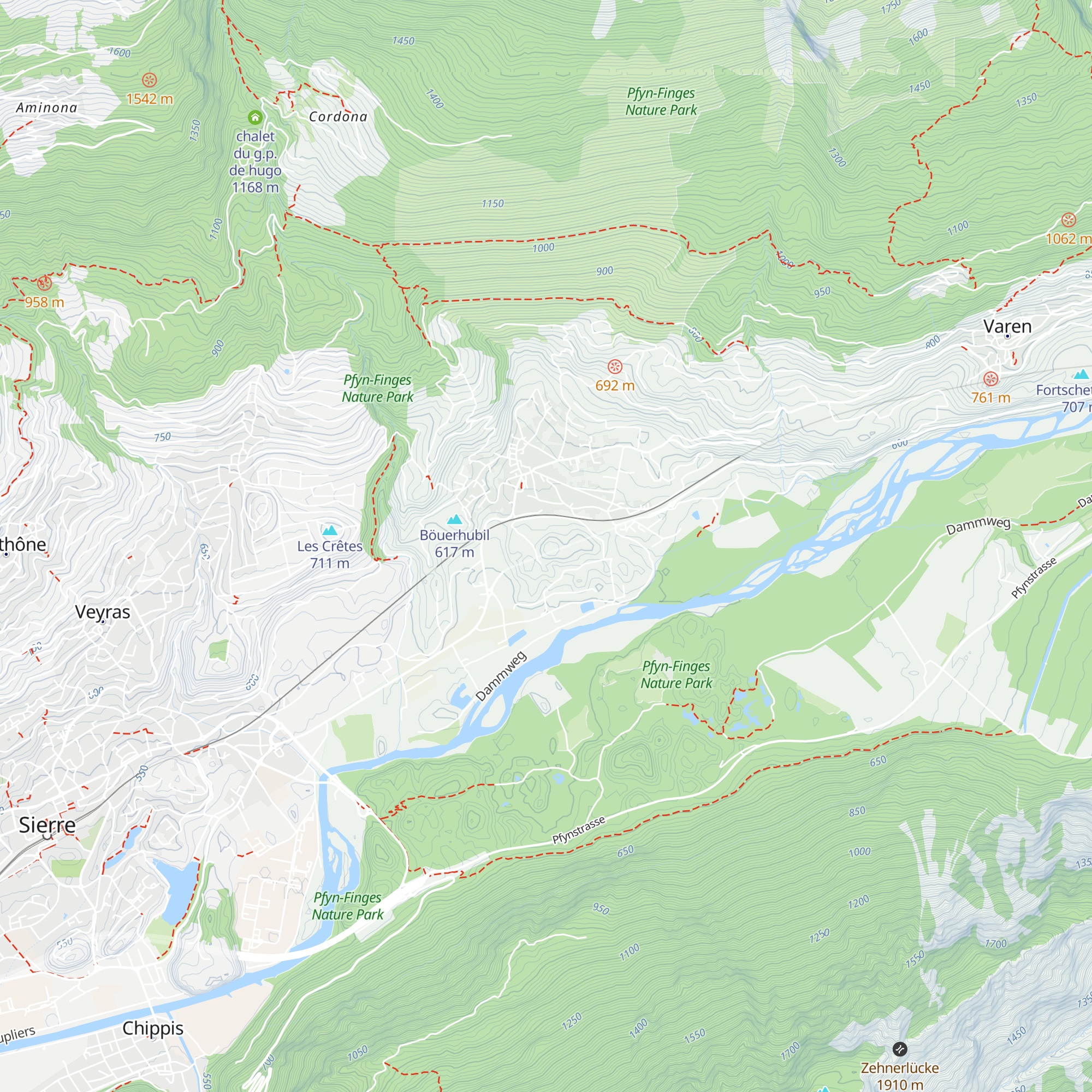Maria Sieben Schmerzen map