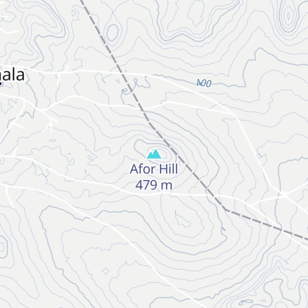 Map of Afor Hill