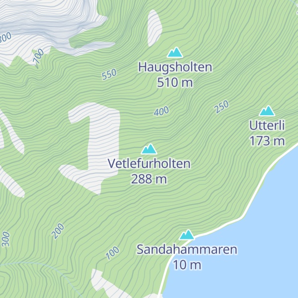 Map of Vetlefurholten