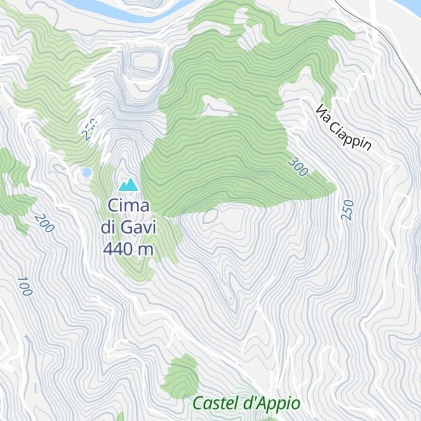 Map of Monte Magliocca