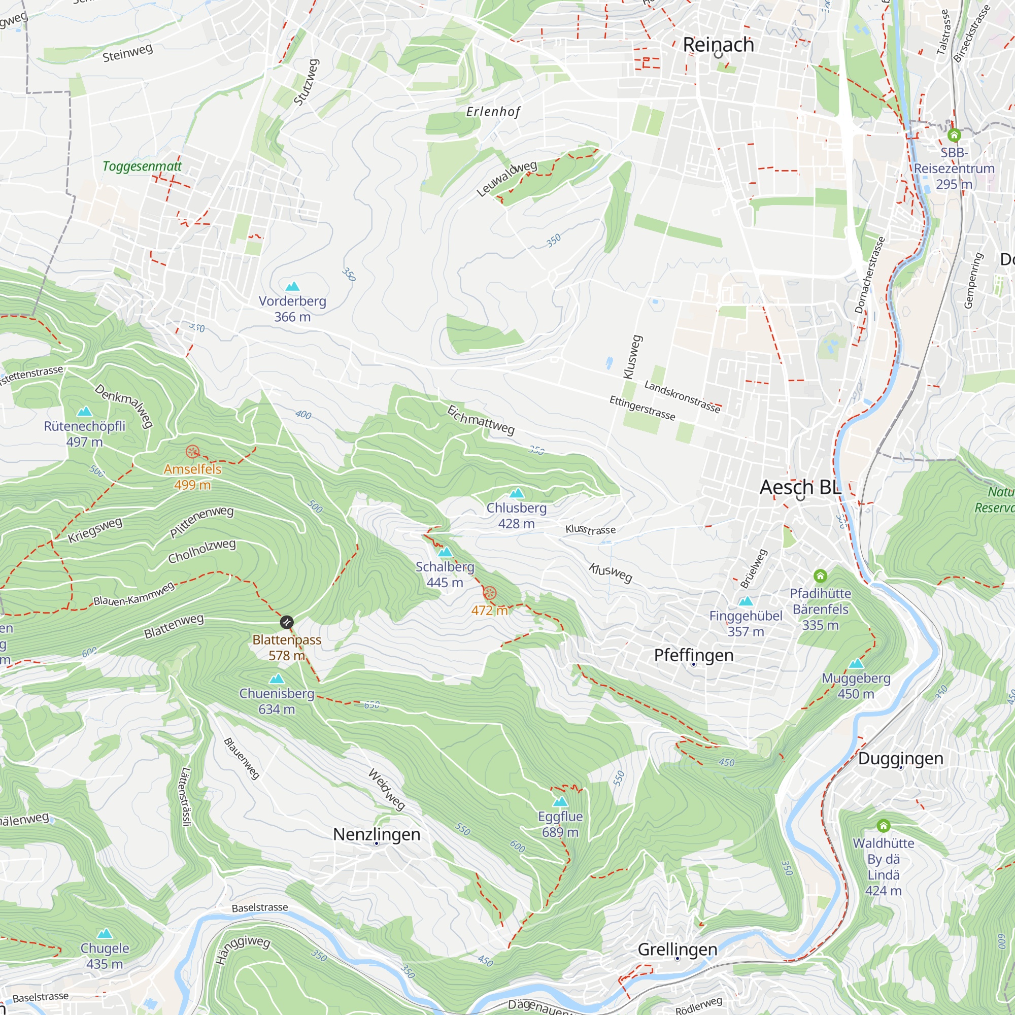 Rebhütte map