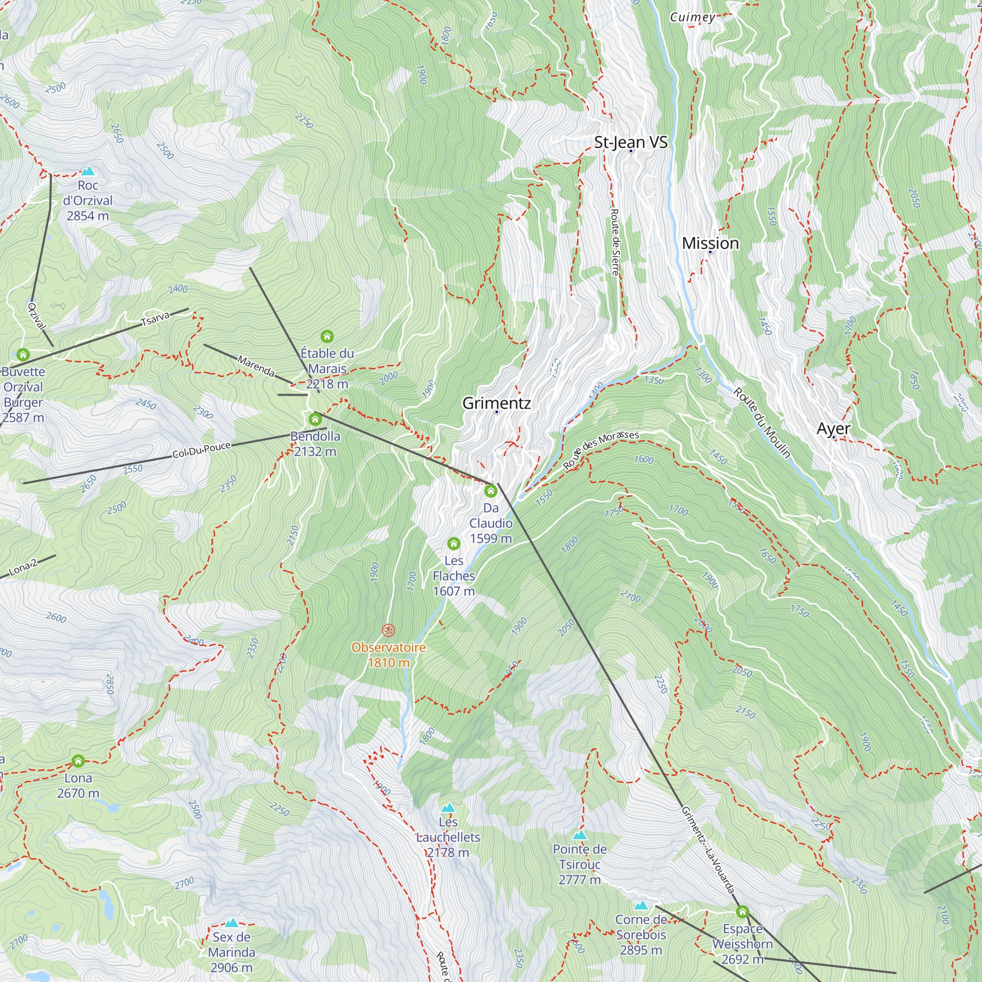 Da Claudio map