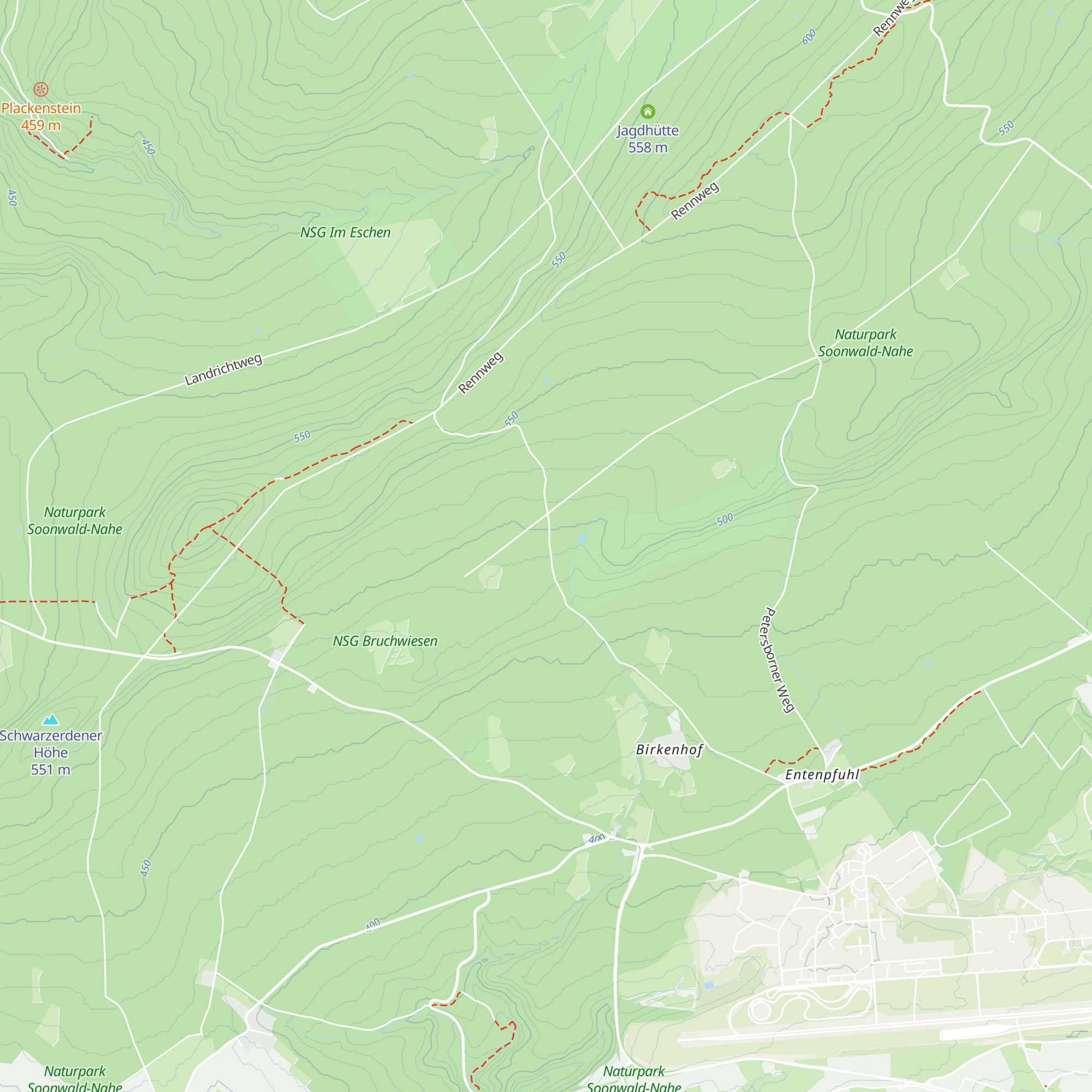 Kamphütte map