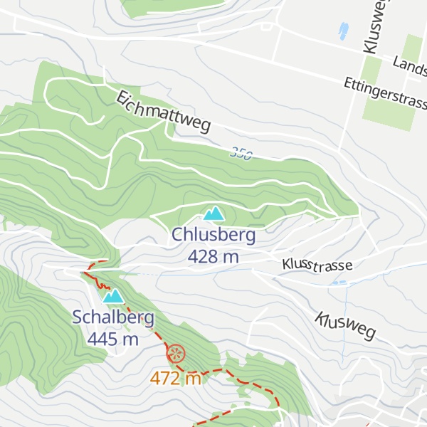 Map of Chlusberg