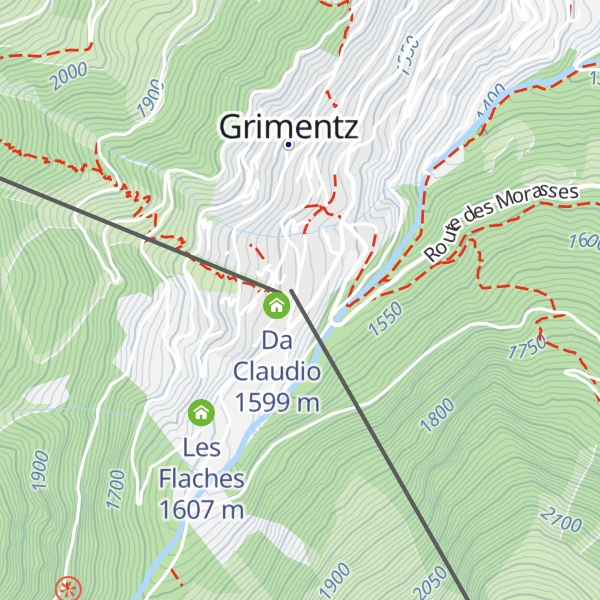 Map of Flocons de Neige