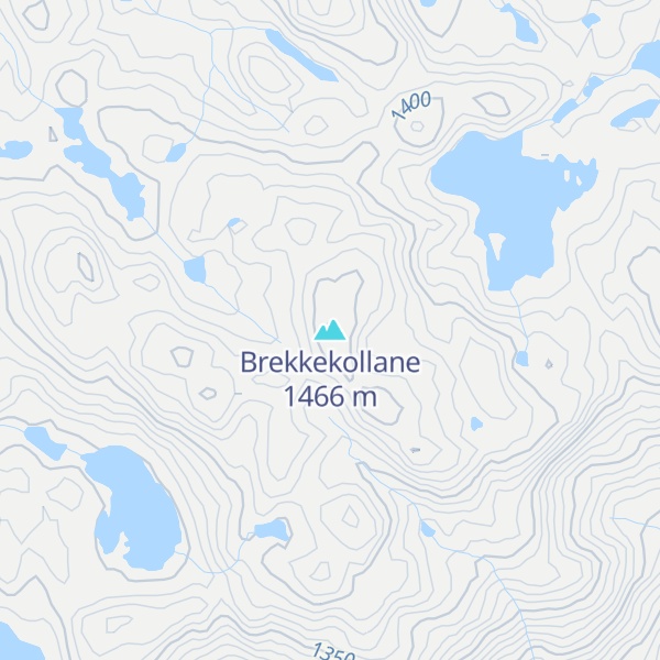 Map of Brekkekollane