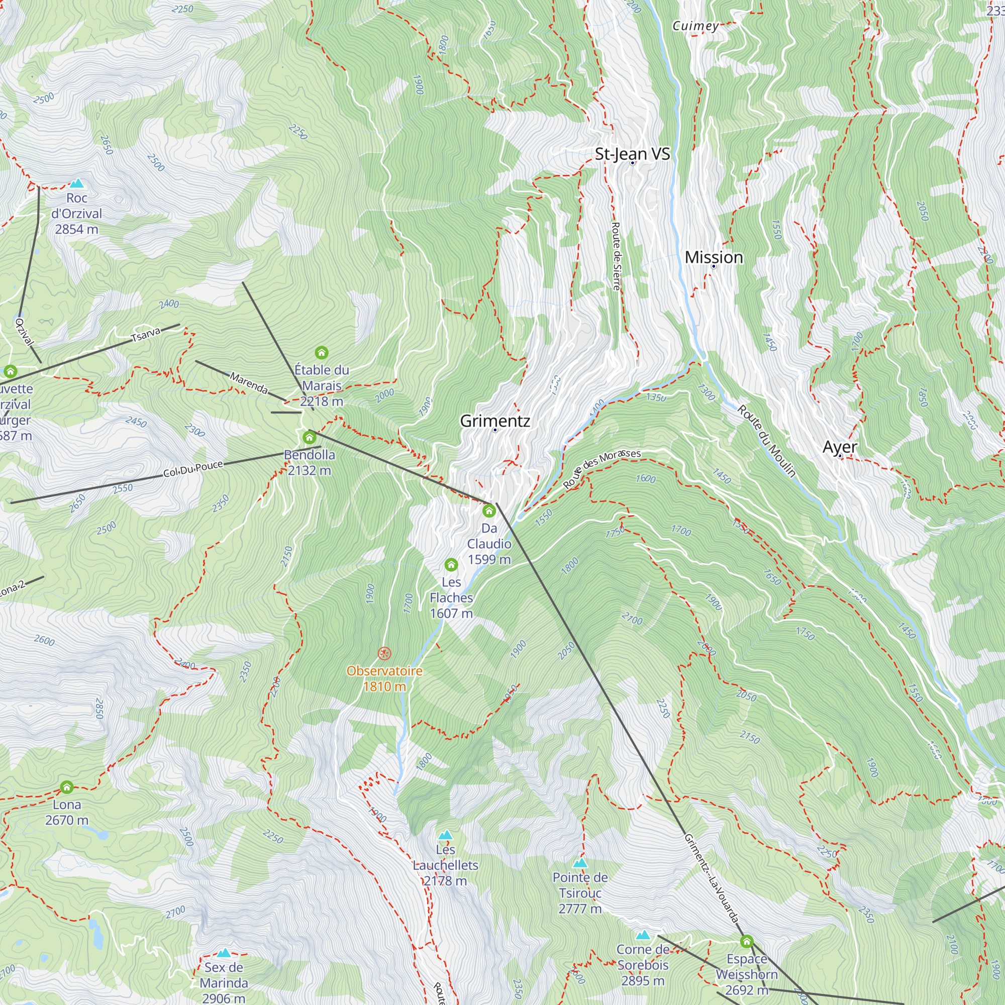 Alpina map