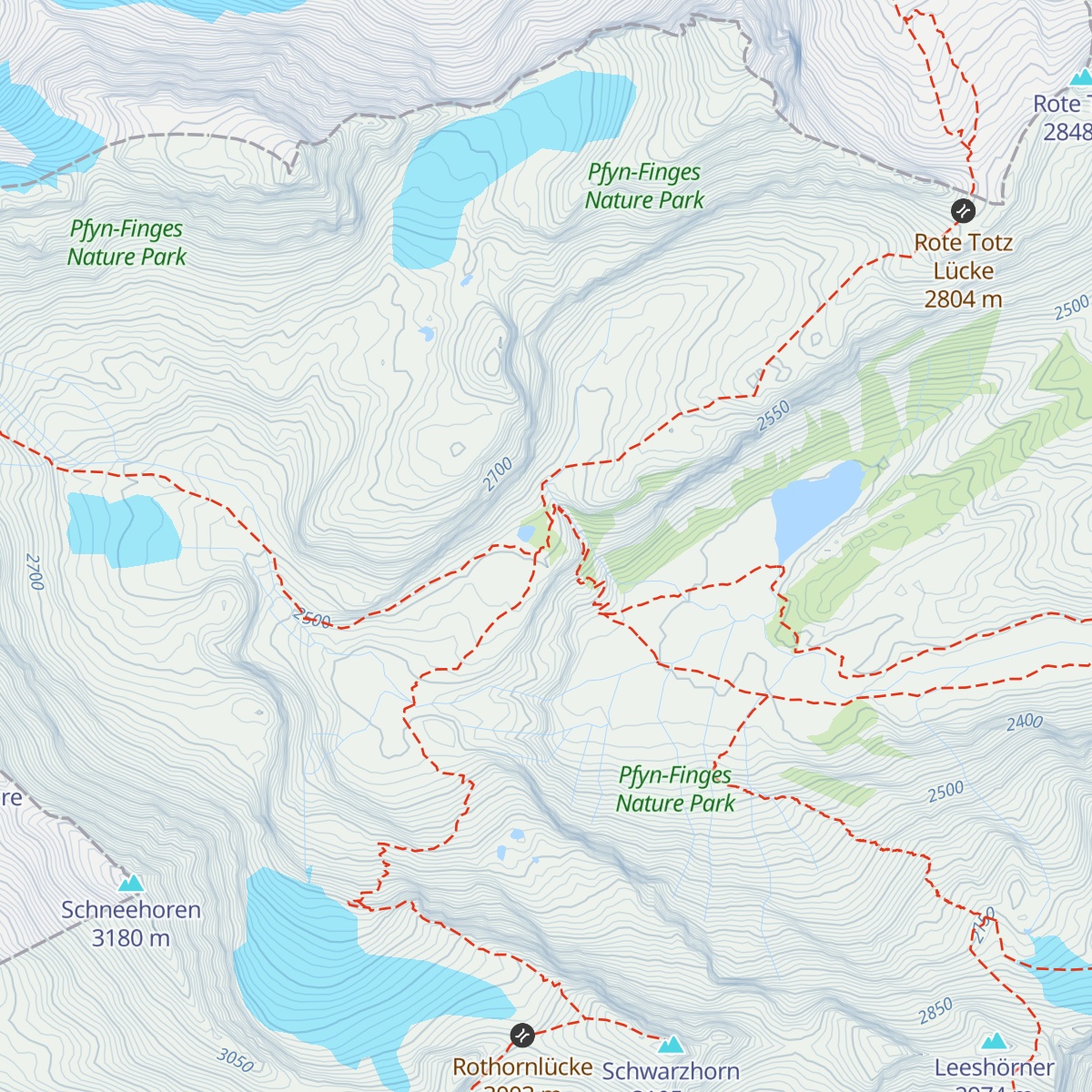 Lämmerenhütte map